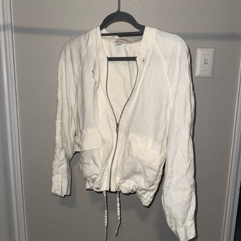 COS Women's Cream Bomber Jacket